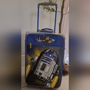 Star Wars R2-D2 Blue and Yellow Kids Luggage